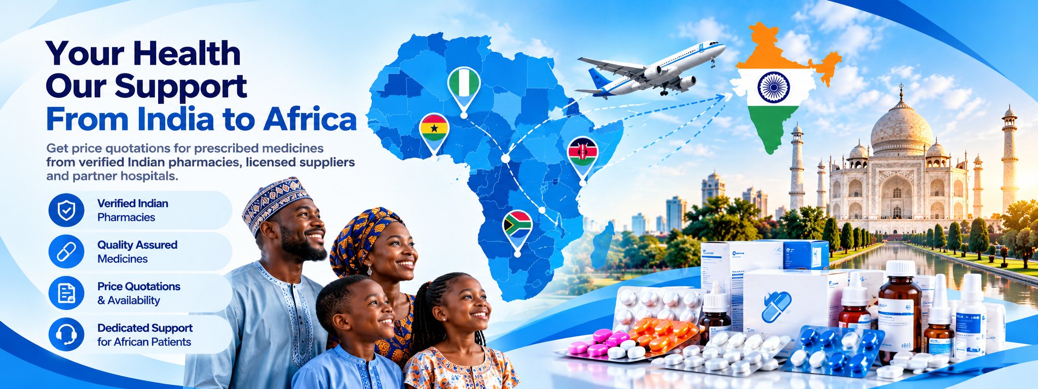 Your health, our support — from India to Africa